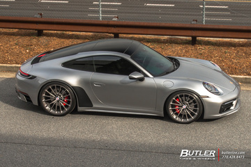 Porsche 992 911 Carrera S on 22in HRE P103 Wheels
