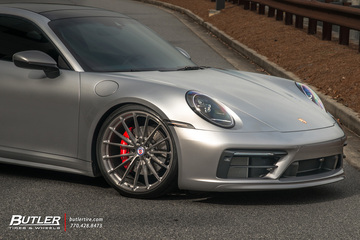 Porsche 992 911 Carrera S on 22in HRE P103 Wheels