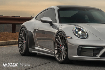 Porsche 992 911 Carrera S on 22in HRE P103 Wheels