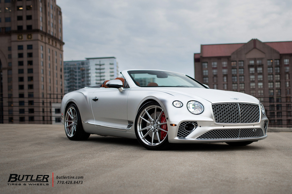 2022 Bentley Gtc With 22in Al13 R30 Wheels And Michelin Pilot Sport 4 S Tires 14