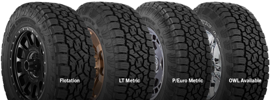 Toyo Open Country ATIII Tread and Shoulder Design