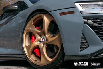 Audi R8 V10 Performance with 21in HRE 522M Wheels