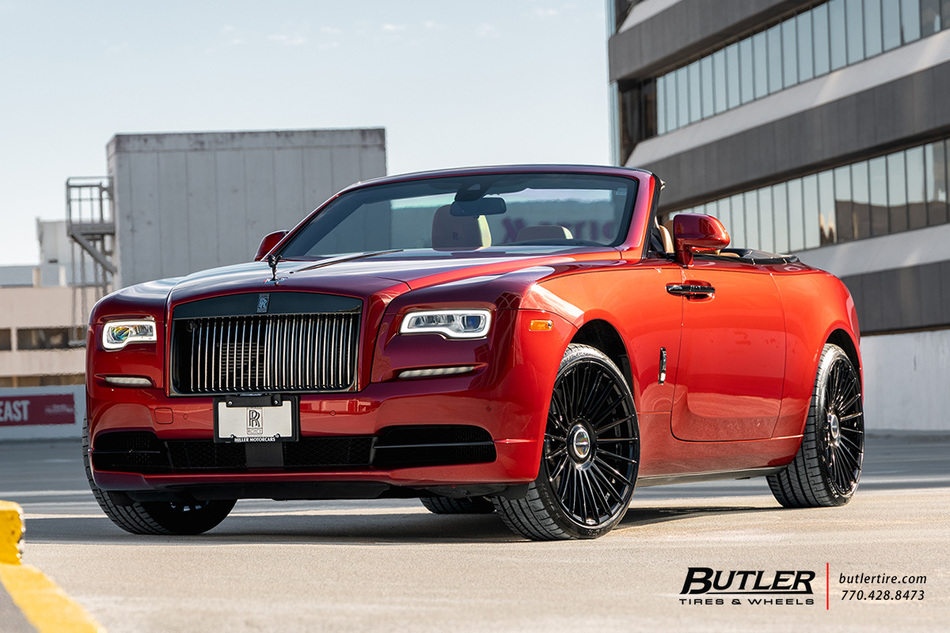 Rolls Royce Dawn With 22in Vossen Hf8 Wheels And Pirelli P Zero Tires 6