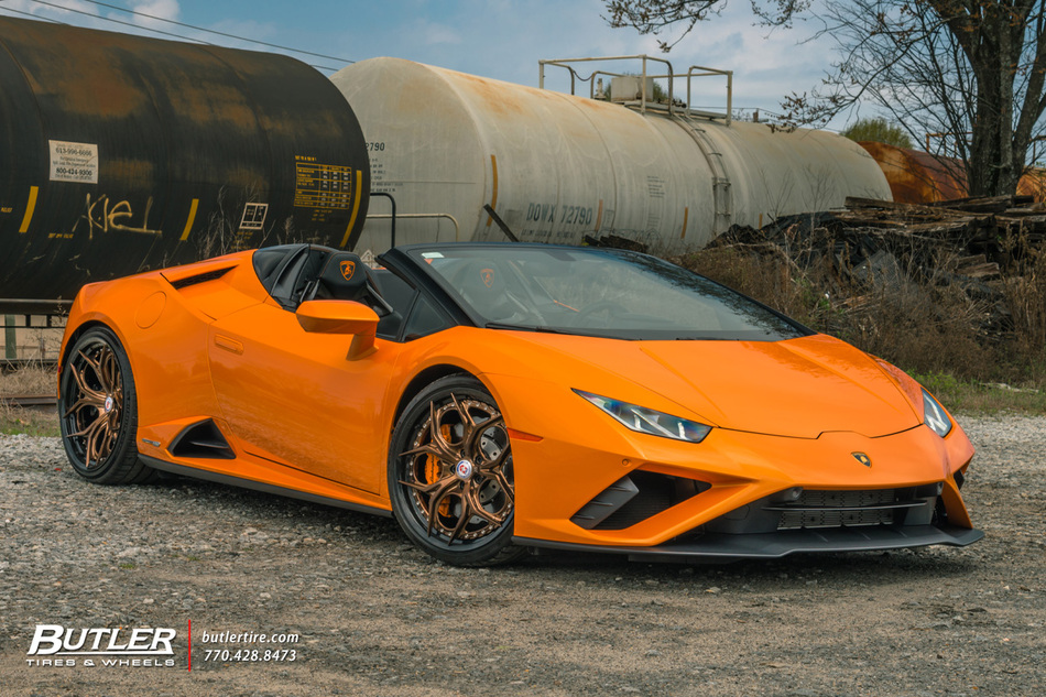 Lamborghini Huracan Evo Spyder With 21in Hre S111 Sc Wheels And Michelin Pilot Sport 4 S Tires 4