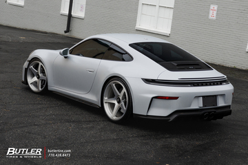 Porsche 992 911 GT3 Touring on 1886 Forged S005 Wheels and Michelin Pilot Sport 4S Tires by Butler Tire and Wheels