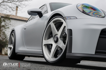Porsche 992 911 GT3 Touring on 1886 Forged S005 Wheels and Michelin Pilot Sport 4S Tires by Butler Tire and Wheels